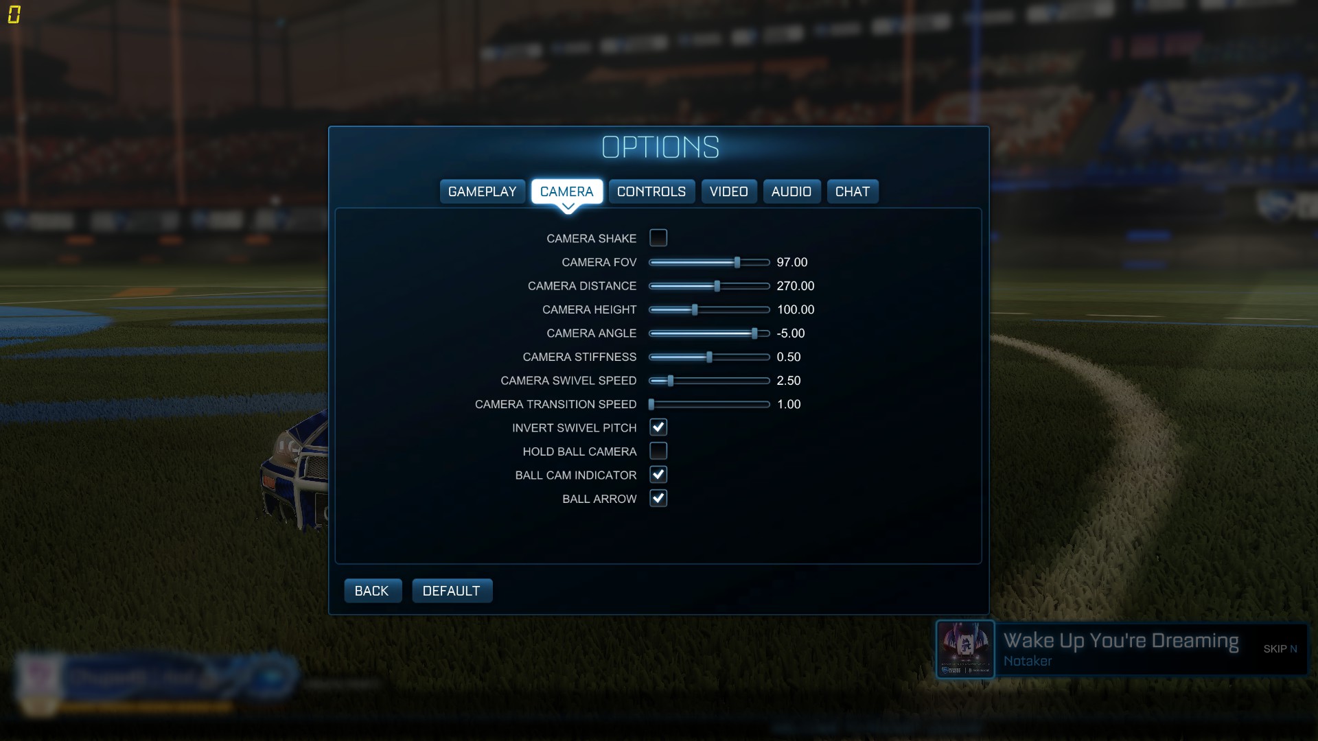 Rocket League Pro Camera Settings Controller And FPS Guide